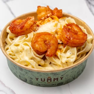 Pasta + Garlic Shrimp